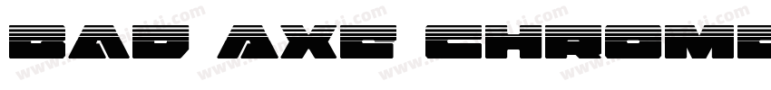 Bad Axe Chrome Itali字体转换